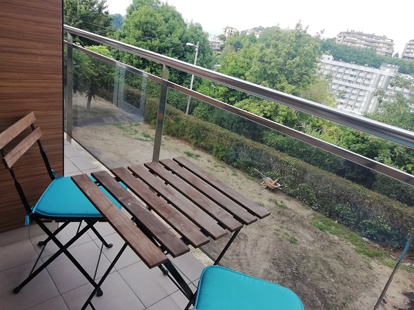 The terrace